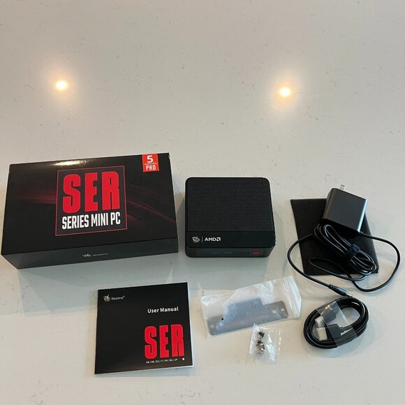 Beelink SER5 PRO Mini PC AMD Ryzen 7 4.4ghz 5800H 8 core 16GB RAM 500GB M2 SSD - Picture 1 of 12